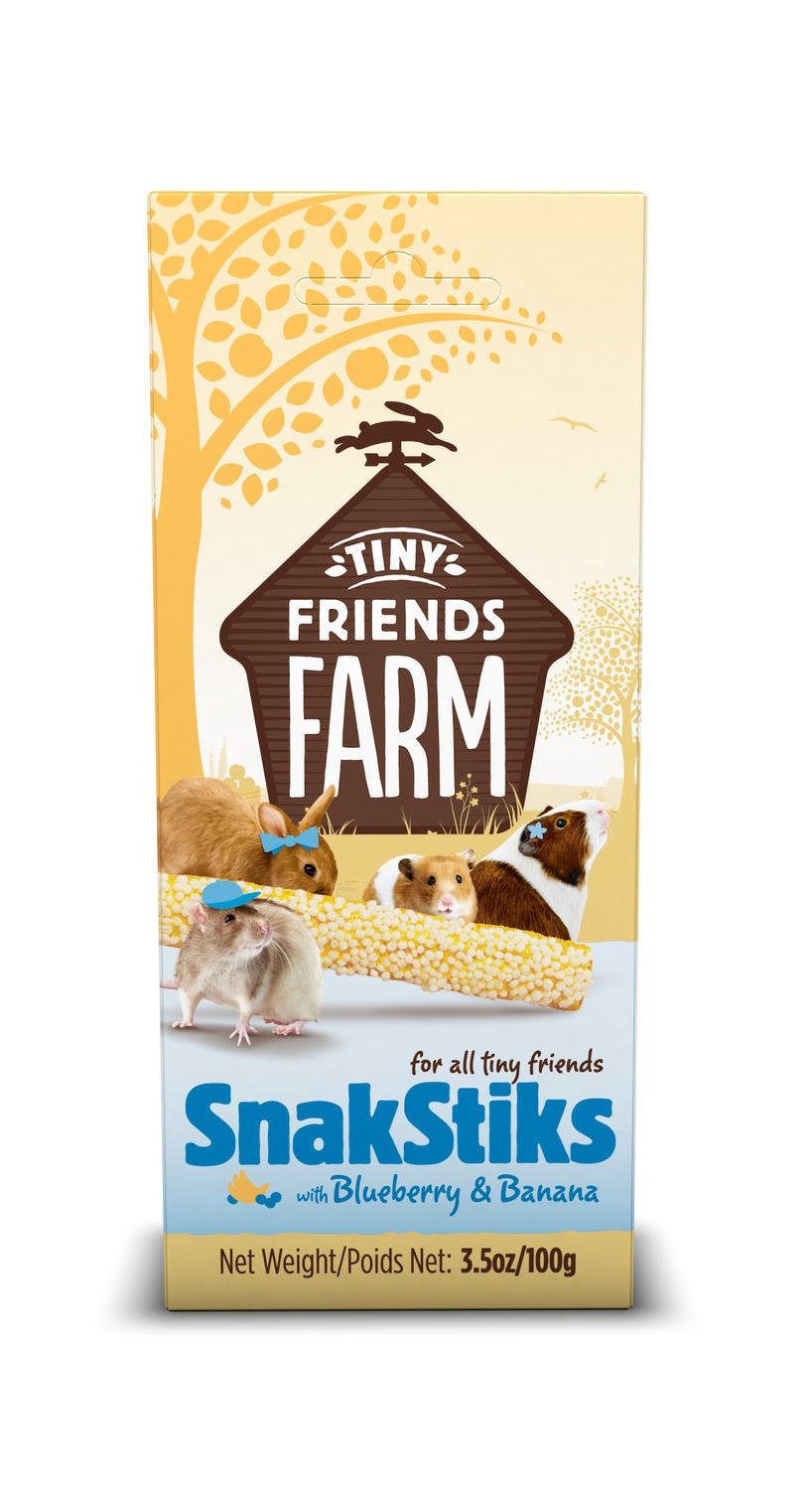 Tiny Friends Farm SnakStiks Blueberry and bananas