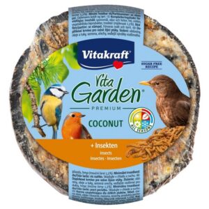 Vitakraft õuelindude toit, lindude maius täidetud kookospähkel 1/2 200G