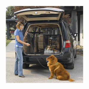 Kitsas puur autosse Midwest Side-by-Side Double Door Dog Crate