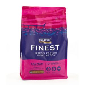 F4D extra-väike graanul koera täissööt finest lõhe/kartul 1,5KG