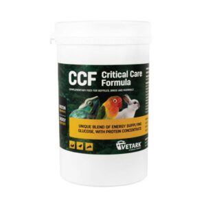 Energiat andev täiendsööt roomajatele, lindudele ja imetajatele Vetark Critical Care Formula (CCF) 150g