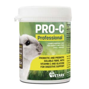 Seedetervist toetav täiendsööt küülikutele ja teistele väikeloomadele Vetark Pro-C Professional 100g