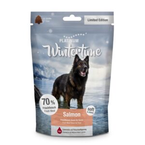 Platinum jõulumaiused koertele Click-Bits Wintertime Salmon 150g