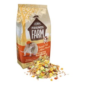 Tiny Friends Farm Reggie Rat & Mimi Mouse Tasty Mix 850g