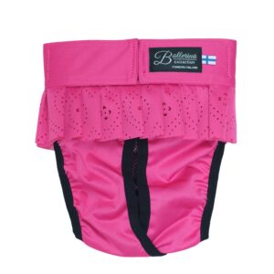 Finnero koera jooksuajapüksid pitsilise äärega Ballerina Lace Dog tumeroosa