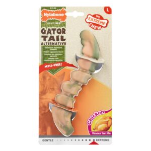Nylabone Power Chew Gator Tail Alternative - kõva kanamaitseline närimismänguasi