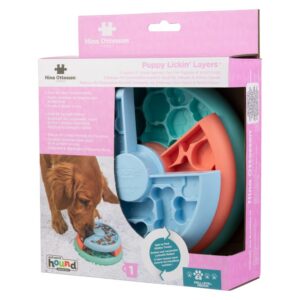 Nina Ottosson Arendav mänguasi ja aeglaselt söömise kauss kutsikatele Puppy Lickin' Layers Tase 2