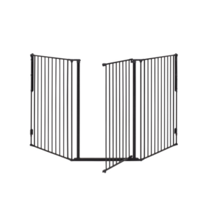 DogSpace kõrge turvapiire/ aedik Rocky L must 90 - 221 x 104,5cm
