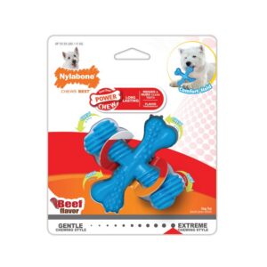 Nylabone veisemaitseline närimismänguasi Power Chew "X" Bone Beef