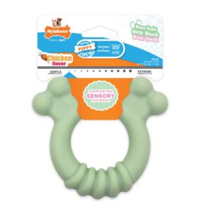 Nylabone närimisrõngas kutsikatele Puppy Chew Tactile Ring Chicken