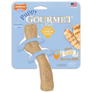 Nylabone närimispulk kutsikatele Puppy Gourmet Style Strong Chew Stick Chicken