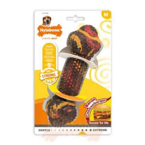 Nylabone närimismänguasi Strong Chew Flavor Frenzy Bacon Cheeseburger