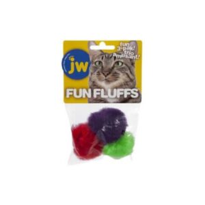 JW karvaste pallide komplekt kassidele Cat Fun Fluffs