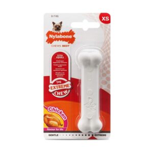 Nylabone närimiskont Extreme Chew Bone Chicken